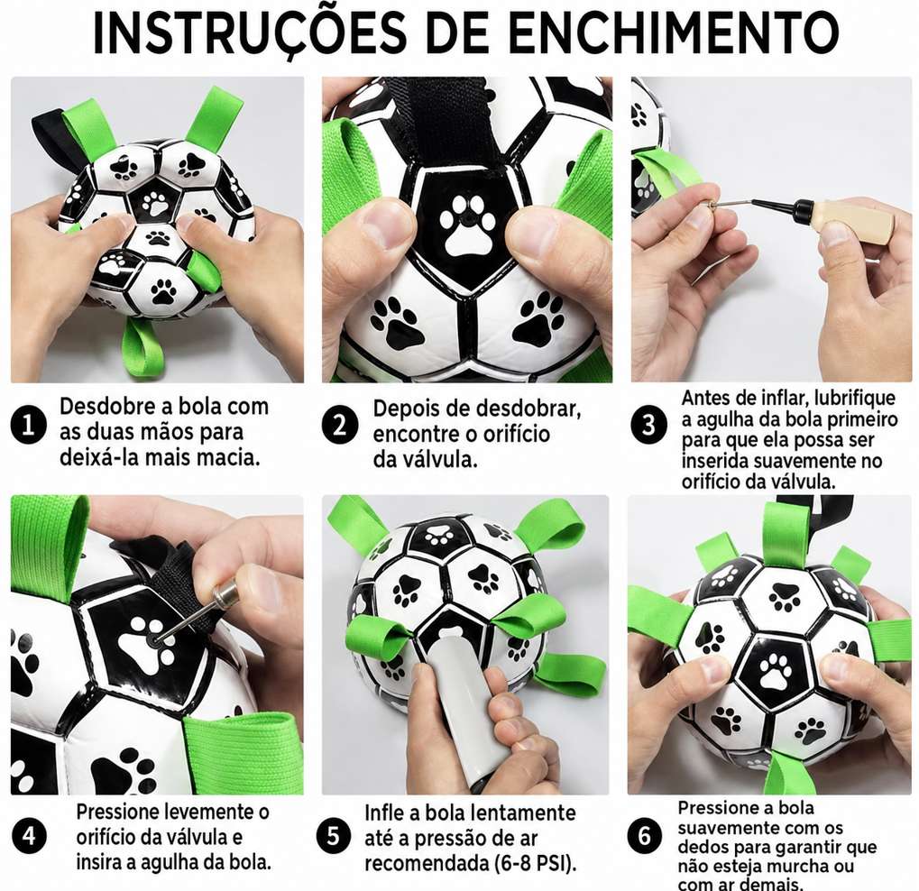 Bola de Futebol para Cachorro